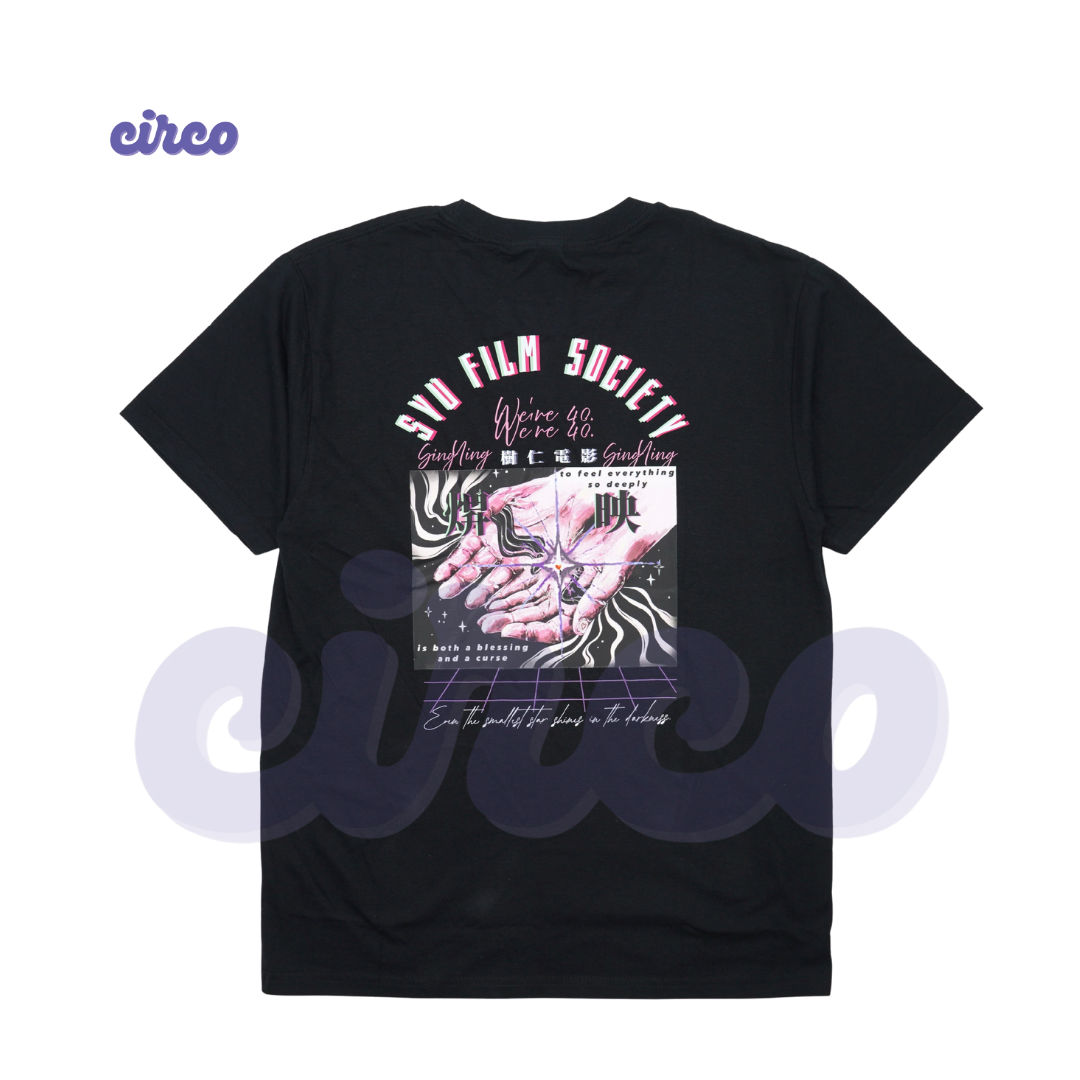 印刷gildan tee 背面