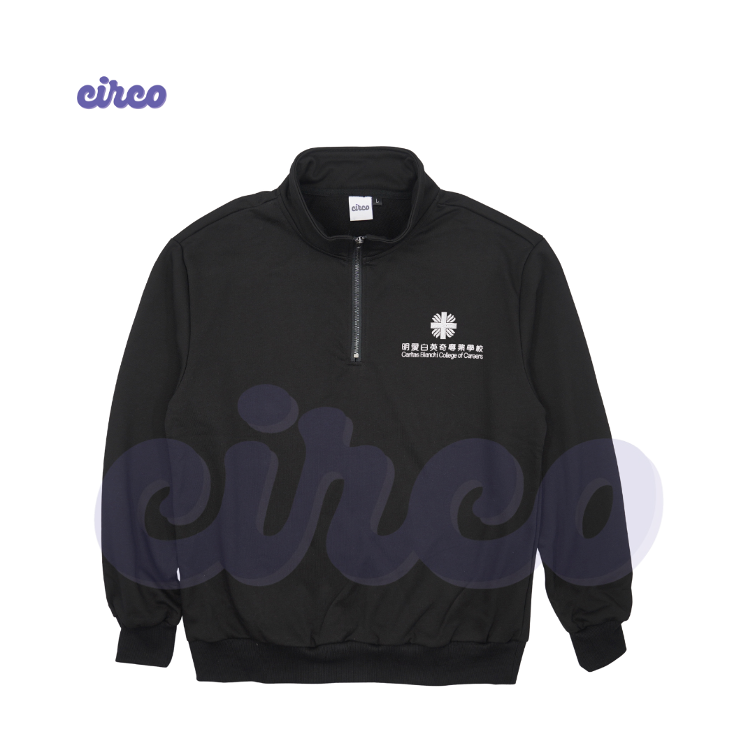 訂製半開胸拉鍊衛衣