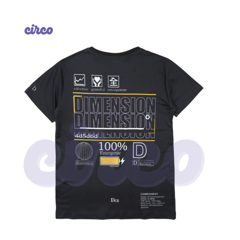 熱昇華快乾短袖T Shirt背面