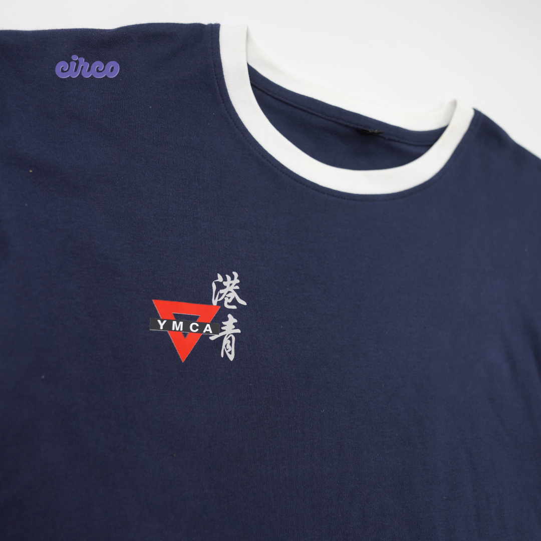 訂製Tshirt撞白色領口